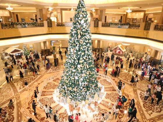 christmas emirates palace hotel