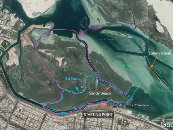 eastern mangroves kayak map 1