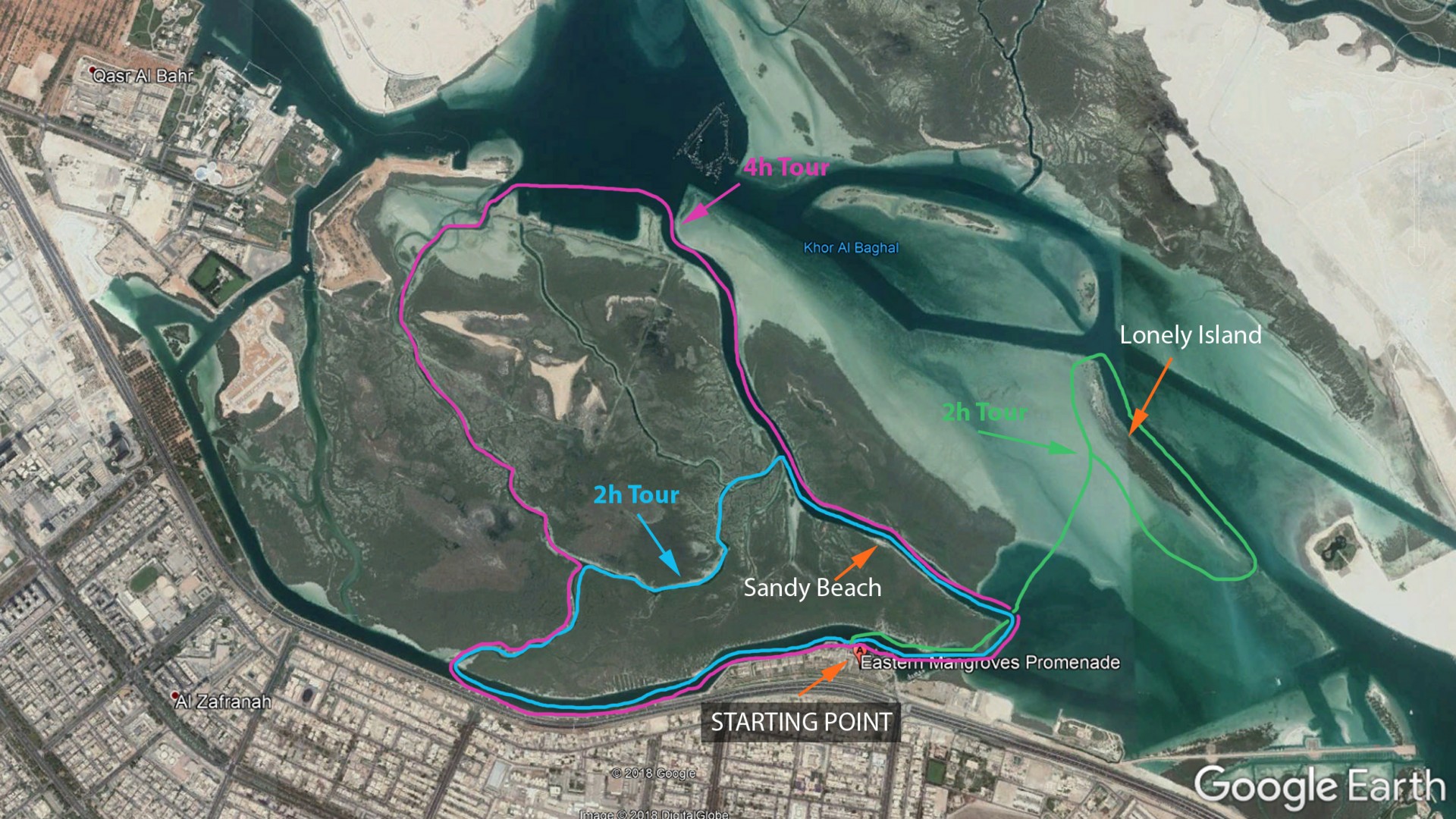 Kayaking In Abu Dhabi Rent A Kayak And Paddle Through