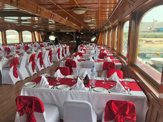 abu dhabi holidays dhow dinner cruise c