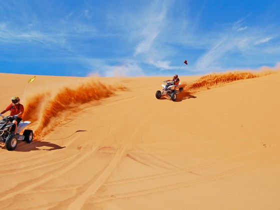 abu dhabi desert safari quad