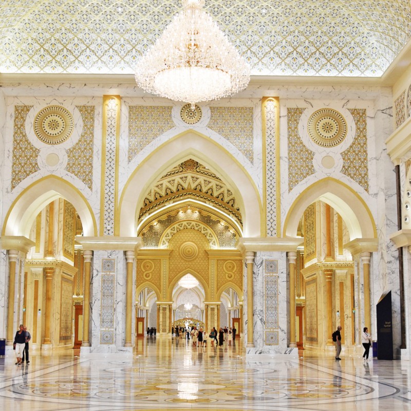 Qasr Al Watan in Abu Dhabi - The Presidemtial Palace in Abu Dhabi City