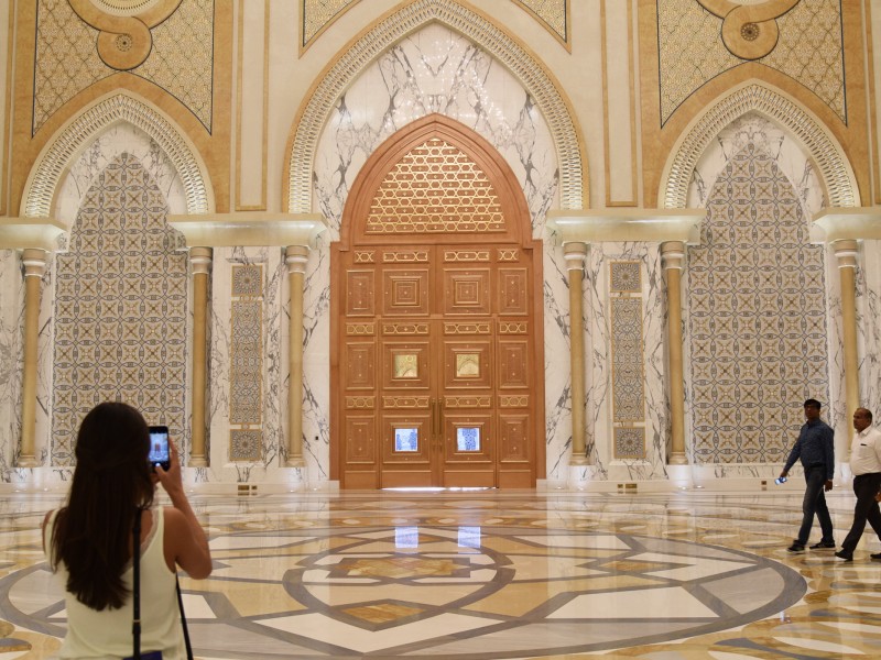 Qasr Al Watan in Abu Dhabi The Presidemtial Palace in Abu Dhabi City