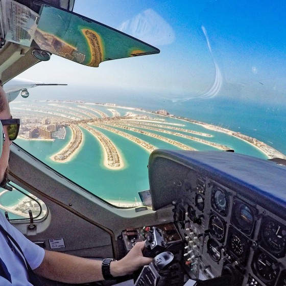 abu dhabi helicopter flight pilot