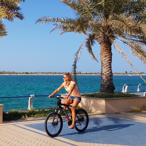 abu dhabi cycling corniche bike track h