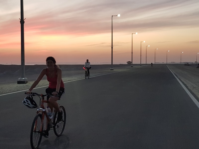 Radfahren in Abu Dhabi Erkunden Sie die Stadt einmal auf