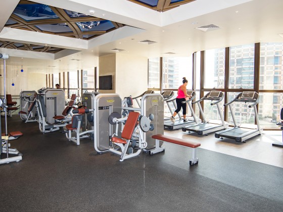 abu dhabi hotel bab al qasr gym 1