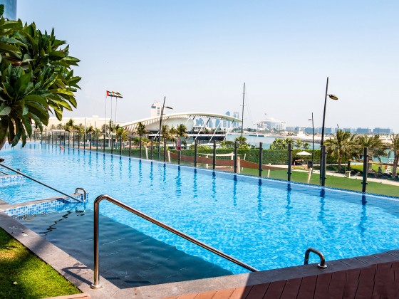 abu dhabi hotel bab al qasr pool