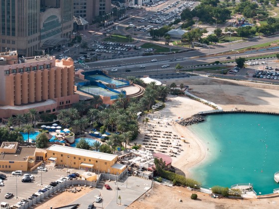 abu dhabi sheraton hotel and resort birds eye