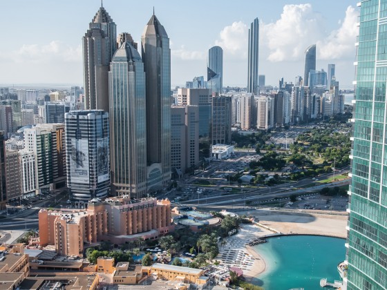 abu dhabi sheraton resort birds eye