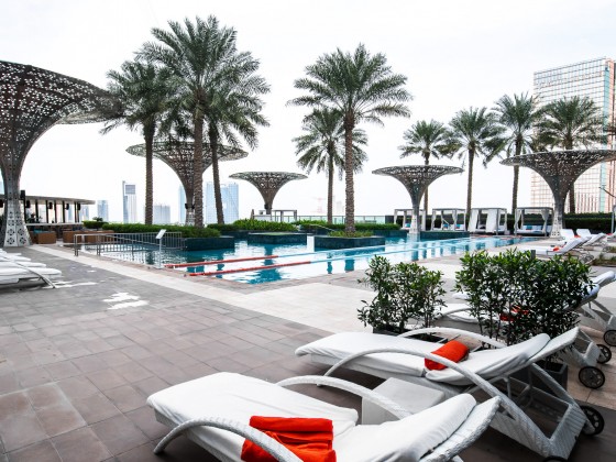 abu dhabi rosewood hotel pool a